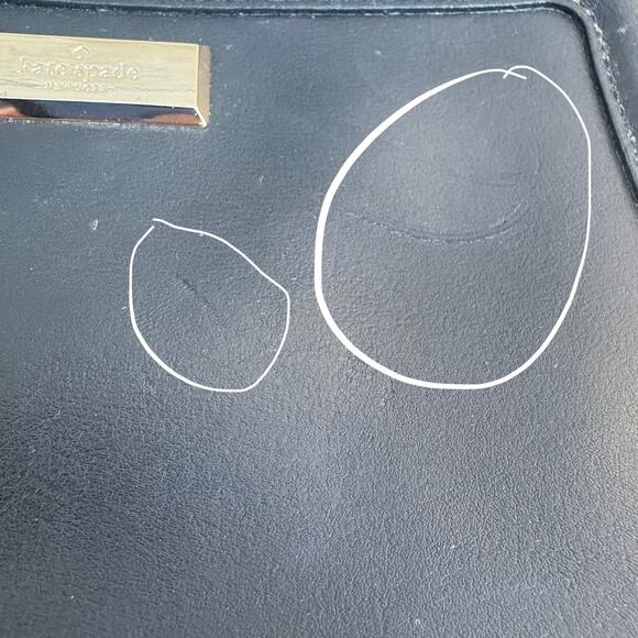 Kate Spade Helena Street Yulie Studded Wallet Wristlet Clutch Black Leather Moto - Picture 12 of 13